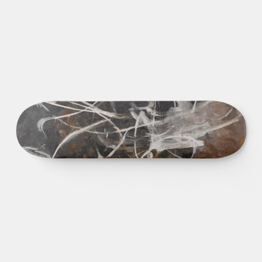 Smoky Charcoal Web Abstract Skateboard (Horizontaal)