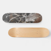 Smoky Charcoal Web Abstract Skateboard (Horizontaal)