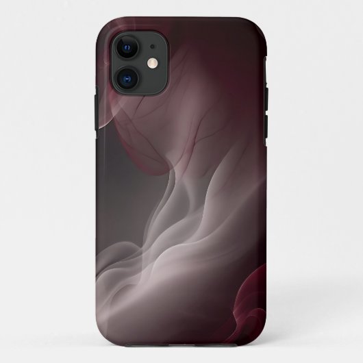 Smoky Elegant Marmer op Donkergrijs Case-Mate iPhone Case (Achterkant)