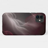 Smoky Elegant Marmer op Donkergrijs Case-Mate iPhone Case (Achterkant (horizontaal))