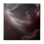 Smoky Elegant Marmer op Donkergrijs Tegeltje (Voorkant)