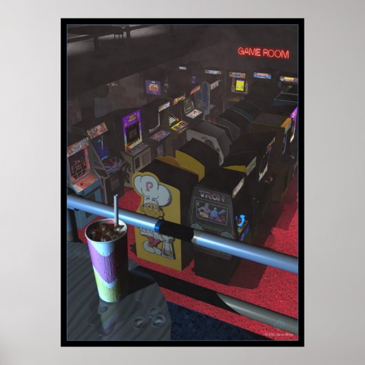 Smoky Game Room Poster (Voorkant)