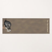 Smoky Gray Tabby Cat Yogamat (Voorkant (horizontaal))