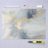 Smoky Grey Aquarel Splash 2 Tissuepapier (Craft)