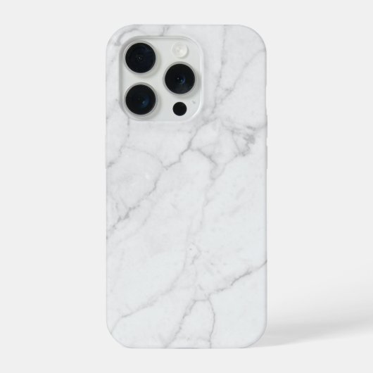 Smoky Grey Marble Swirl iPhone Hoesje (Achterkant)