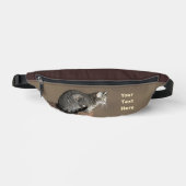 Smoky Grey Tabby Kat Heuptasje (Voorkant)
