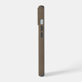 Smoky Grey Tabby Kat iPhone 15 Case (Linkerkant)
