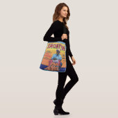 Smoky Jim's zoete aardappelkrat label uit 1940 Crossbody Tas (Op model)