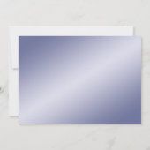 Smoky lavendel pioen met groene bruiloft uitnodigi kaart (Achterkant)