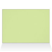 Smoky Lavender Peony met Green Table Number Kaart (Binnen Horizontaal (Boven))