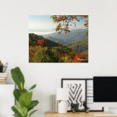 Smoky Mountain Autumn Foliage Poster (Thuiskantoor)