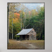Smoky Mountain Cabin Poster (Voorkant)