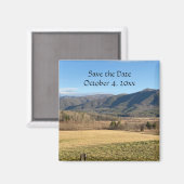 Smoky Mountain Cades Cove Wedding Magneet (Voorkant / Achterkant)