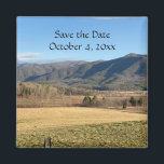 Smoky Mountain Cades Cove Wedding Magneet<br><div class="desc">Deze foto is genomen op de Cades Cove Loop in de Smoky Mountains.</div>