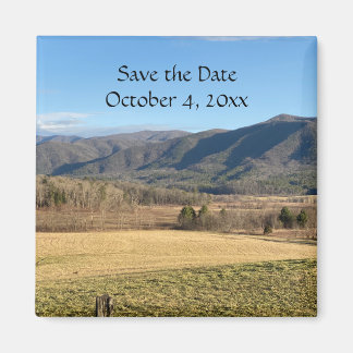 Smoky Mountain Cades Cove Wedding Magneet
