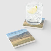 Smoky Mountain Cades Cove Wedding Stenen Onderzetter (Zijkant)