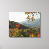 Smoky Mountain Foliage Canvas Afdruk (Voorkant)