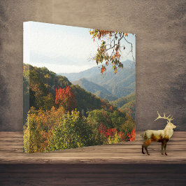 Smoky Mountain Foliage Canvas Afdruk