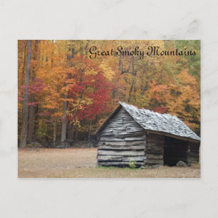 Smoky Mountain herfst Briefkaart