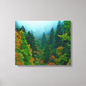 Smoky Mountain Herfst Foliage Canvas Afdruk (Voorkant)