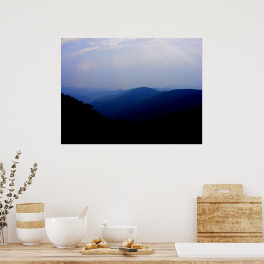 Smoky Mountain Morning Poster (Keuken)
