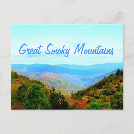 Smoky Mountain Overlook Briefkaart (Voorkant)