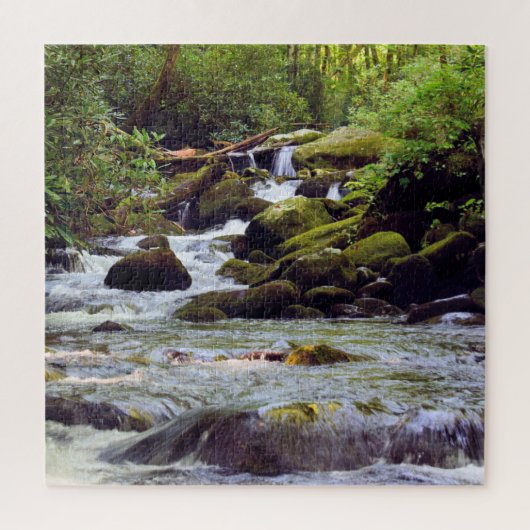 Smoky Mountain Stream - 20x20 Legpuzzel (Verticaal)