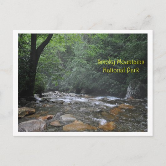 Smoky Mountain Stream Briefkaart (Voorkant)