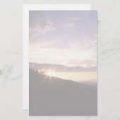 Smoky Mountain Sunrise Briefpapier (Voorkant / Achterkant)