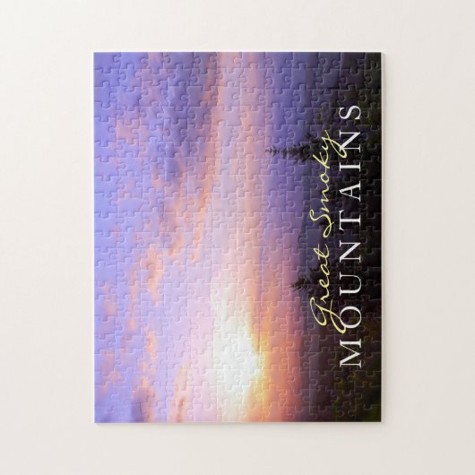 Smoky Mountain Sunrise - speelgoed puzzle Legpuzzel (Verticaal)