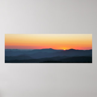 Smoky Mountain Sunset Poster