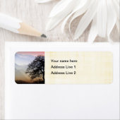 Smoky Mountain Sunset van de Blue Ridge Parkway Etiket (Insitu)