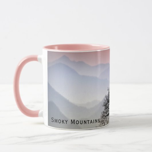 Smoky Mountain Sunset van de Blue Ridge Parkway Mok (Links)