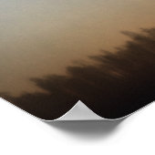 Smoky Mountain Sunset van de Blue Ridge Parkway Poster (Hoek)