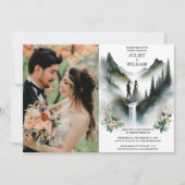 Smoky Mountain Verkoop  Camera Foto Bruiloft Kaart (Voorkant)