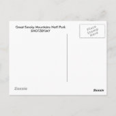 Smoky Mountain Waterfall II Briefkaart (Achterkant)