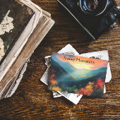 Smoky Mountains, aanpasbaar Briefkaart