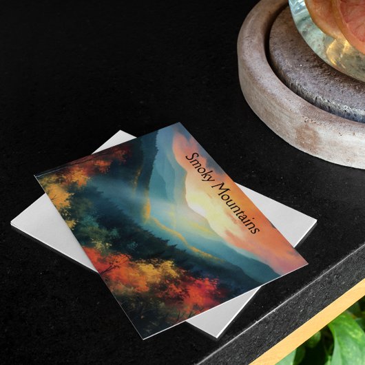 Smoky Mountains, aanpasbaar Briefkaart
