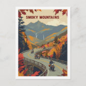 Smoky Mountains  Beroemde Reisplaats Briefkaart (Voorkant)