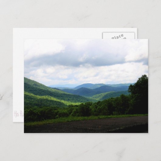 Smoky Mountains Briefkaart (Voorkant / Achterkant)