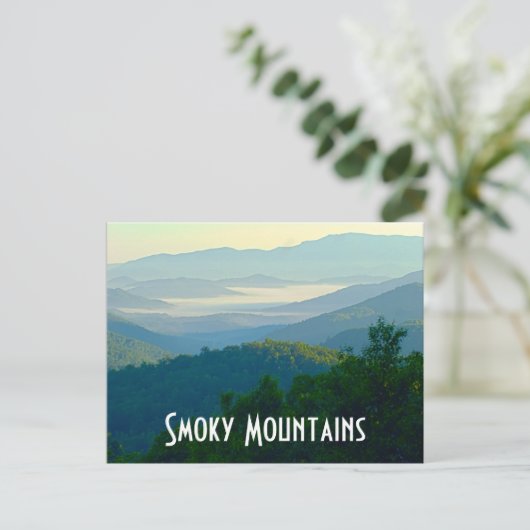 Smoky Mountains Briefkaart (Staand voorkant)