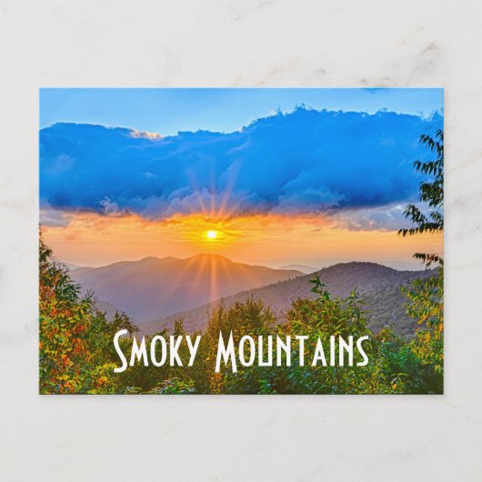 Smoky Mountains Briefkaart (Voorkant)