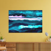 Smoky Mountains Canvas Afdruk (Insitu (Woonkamer))