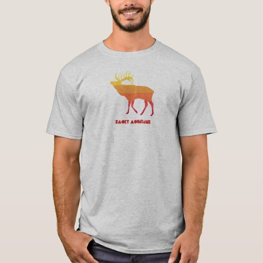 Smoky Mountains Elk T-shirt (Voorkant)