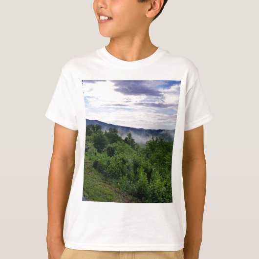 Smoky Mountains in het Grote Smoky-gebergte T-shirt (Voorkant)