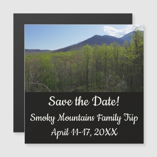 Smoky Mountains in Spring Landscape (Voorkant / Achterkant)