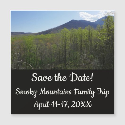Smoky Mountains in Spring Landscape (Voorkant)