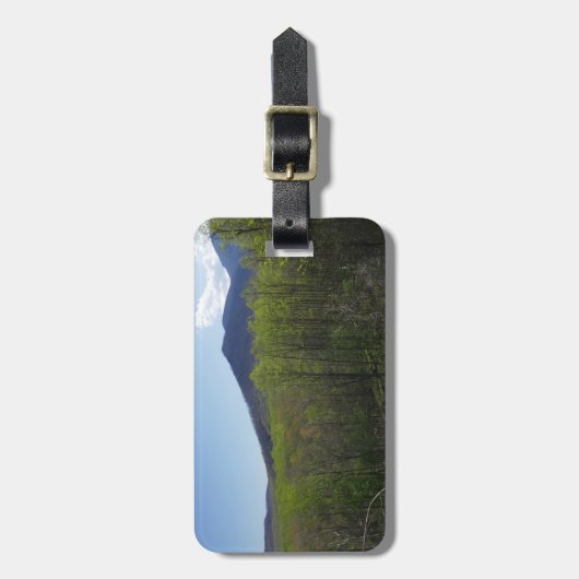 Smoky Mountains in Spring Landscape Bagagelabel (Voorkant verticaal)