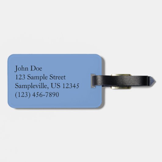 Smoky Mountains in Spring Landscape Bagagelabel (Achterkant horizontaal)