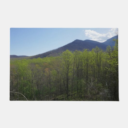 Smoky Mountains in Spring Landscape Deurmat (Voorkant)